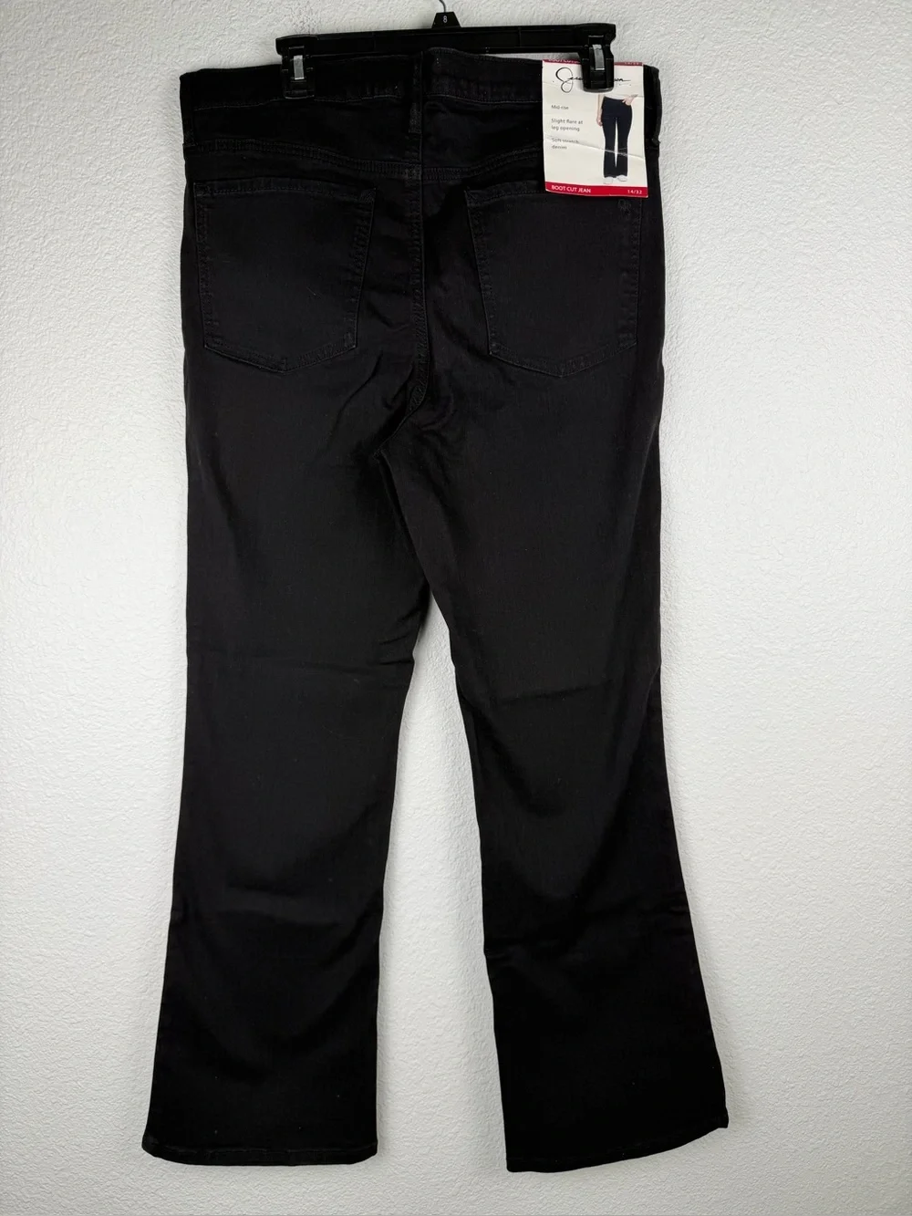NWT Jessica Simpson Mid-Rise Slight Flare Soft Stretch Boot Cut Jeans 14/32